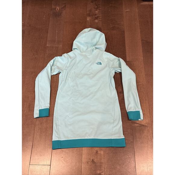 The North Face Girls Hoodie – Teal FlashDry XD Tunic Size 14/16 - Picture 3 of 4